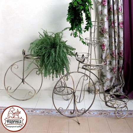 Подставка для цветов велосипед 71-053