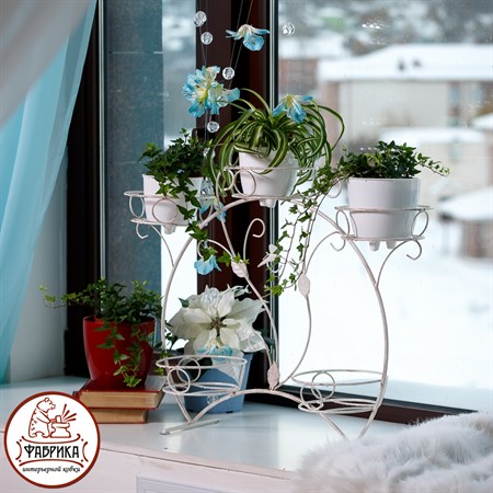 Кованая подставка для цветов  14-915