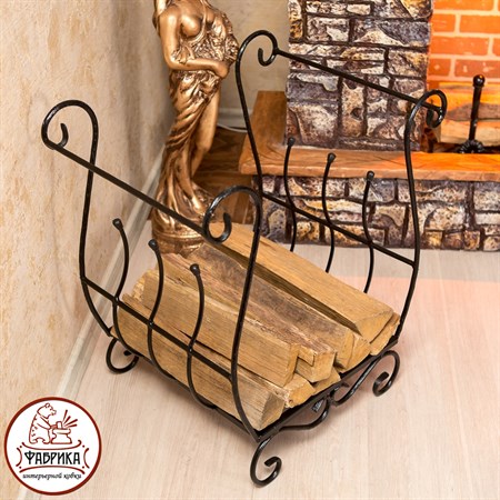 Кованый декор для дома Дровница 500-73