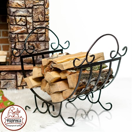 Кованая дровница