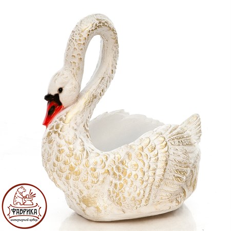 Кашпо для цветов Лебедь