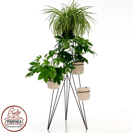 Подставка для цветов лофт 66-426 - фото 21249