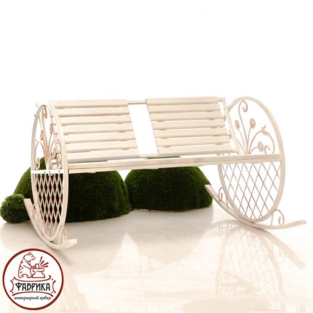 Кованая кресло качалка