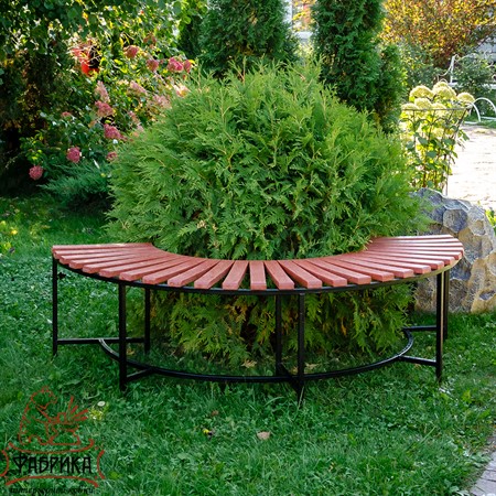 Скамейка полукруглая купить