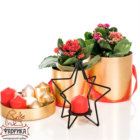 Подсвечник в стиле лофт 607-42