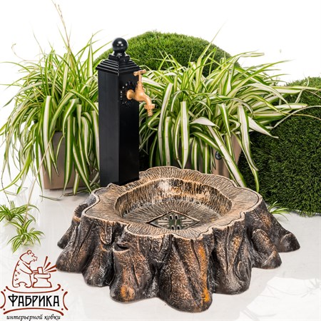 Садовый умывальник с поддоном