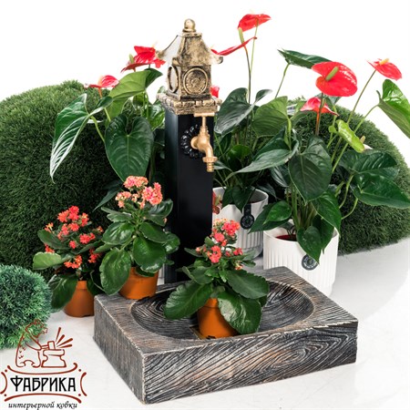 Садовая колонка в ландшафтном дизайне