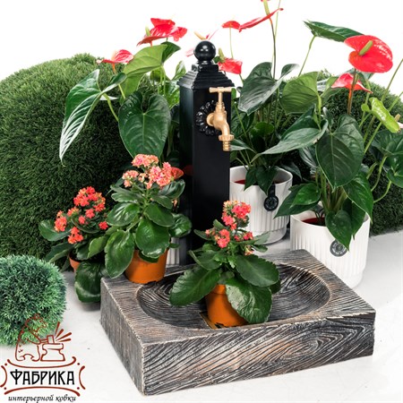 Садовая колонка в ландшафтном дизайне