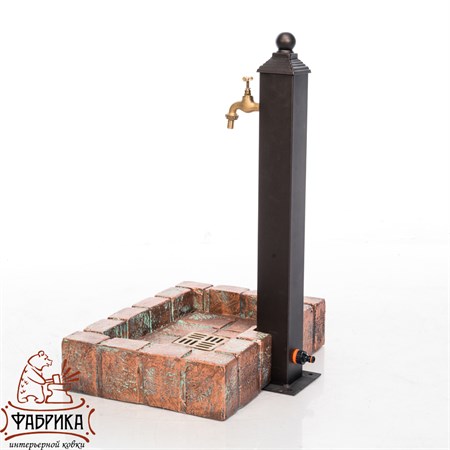 Садовая колонка с поддоном