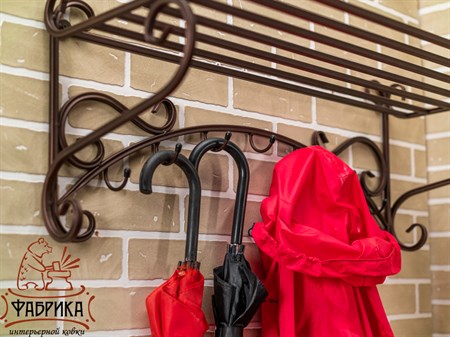 вешалка металлическая настенная