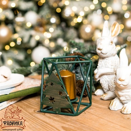 подсвечник декоративный металлический