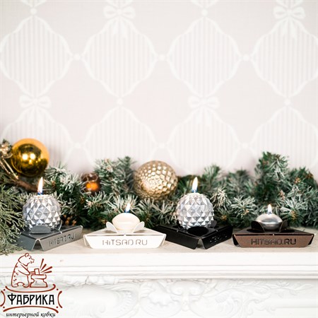 Подсвечник металлический на одну свечу 730-004 - фото 30590