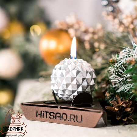 Подсвечник металлический на одну свечу 730-004 - фото 30620