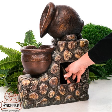 Декоративный фонтан для дачи кувшины U09202 стеклопластик h 50 см - фото 31365