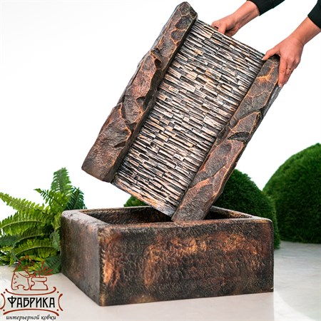 Фонтан для сада из стеклопластика Водопад U09207 высота 74 см - фото 31380