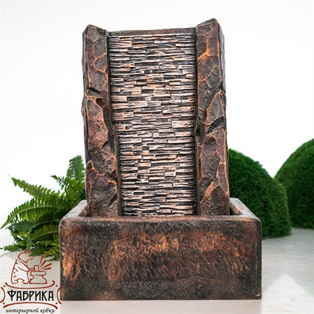 Фонтан для сада из стеклопластика Водопад U09207 высота 74 см - фото 31381