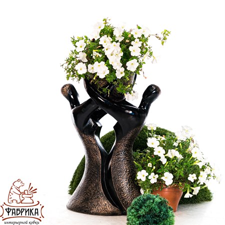 кашпо из полистоуна