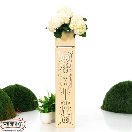 металлический вазон