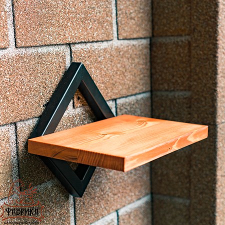 Настенная полка лофт 66-513 - фото 32633