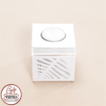 подсвечник 730-001 цв.белый