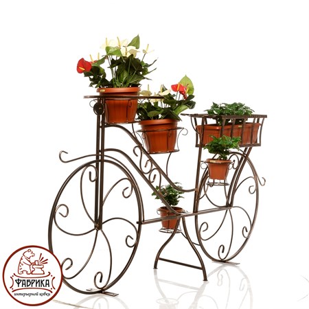 Подставка для цветов велосипед 53-604