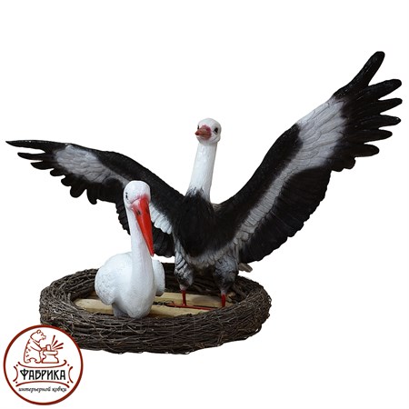 Садовая фигура Аисты