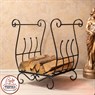 Кованый декор для дома Дровница 500-73 Кованый декор для дома Дровница 500-73