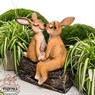 Фигура из полистоуна Зайцы Фигура из полистоуна Зайцы