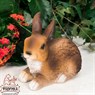 Фигура зайчонок, цвет: коричневый Фигура зайчонок, цвет: коричневый