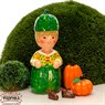 Фигура для сада гном огурец