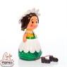 Фигура для сада Гном ромашка Фигура для сада Гном ромашка