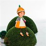 Фигура для сада Гном лучок U09019