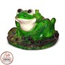 Садовый декор из полистоуна Крышка септика Лягушка малая F07555